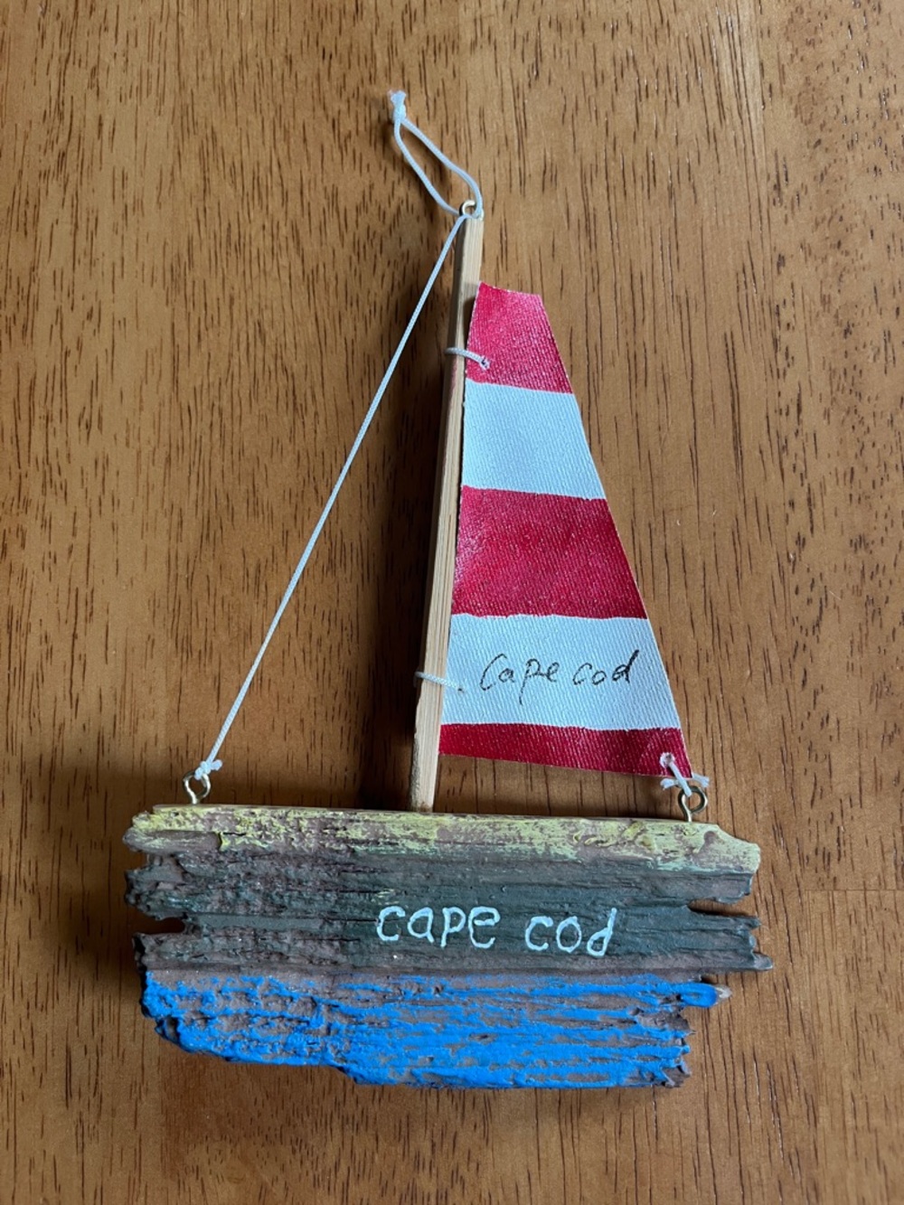 Cape Cod Sailboat Wall Ornament